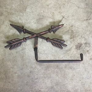 Bronze Arrow Toilet Paper Holder